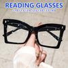 Stylish Cat-Eye Frame Reading Glasses, Retro Simple Reading Glasses for Men and Women, Farsighted +1.0 To +4.0