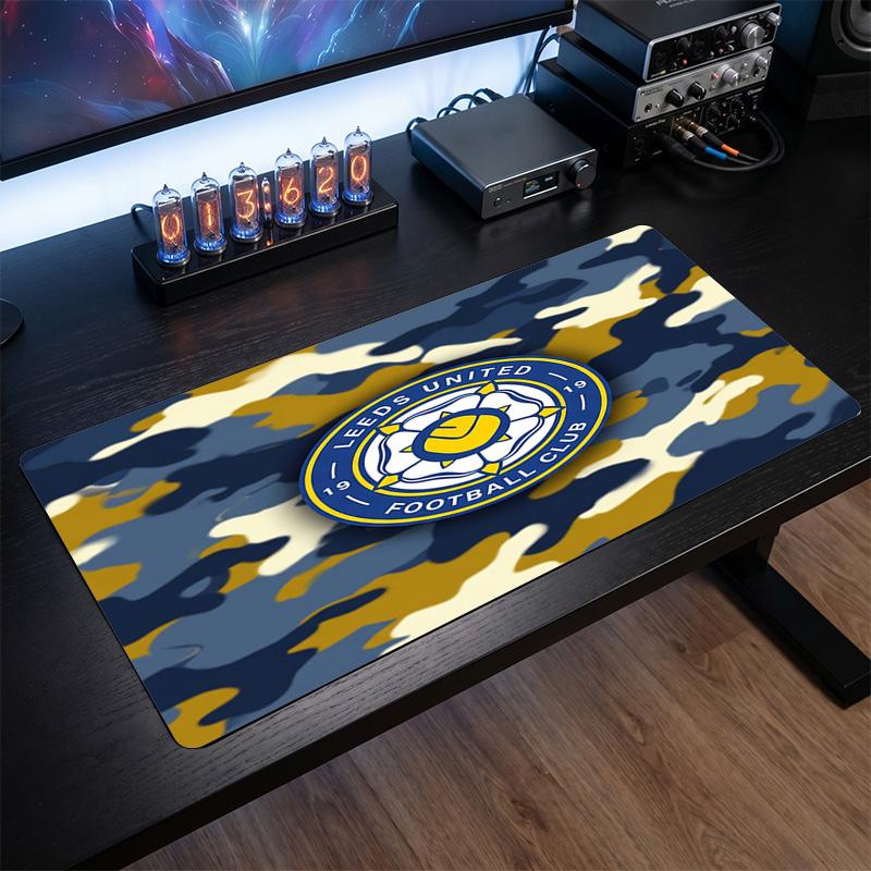 Tappetino Mouse Grande Stampa Leeds United Football, Tappetino Esteso Antiscivolo per Scrivania da Gioco per Ufficio Casa