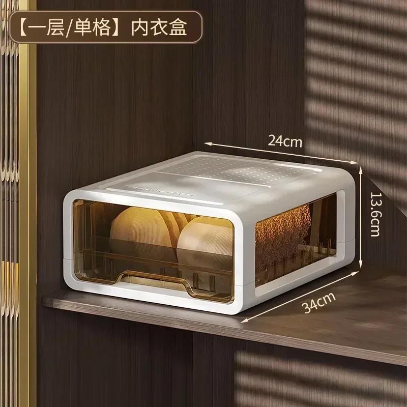 Underwear Storage Box Cabinets Wardrobe Kitchen Drawer Clothes Organizers Drawer Socks Box Clothes in The Closet
