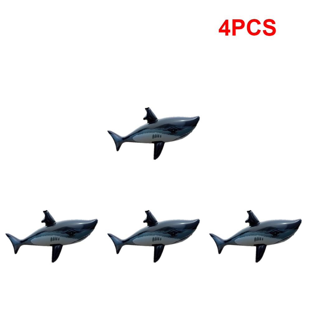 Shark Floating Toy Swimming Pool Inflatable Toys Shark Whale Toy Pool Accessories For Kids Adults Gift,1-5PCS