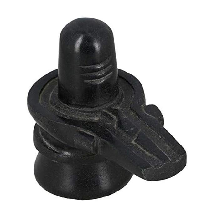

TreegoArt Black Marble Shiva Shivling 2 Inches for Pooja, Shiva, shivalingam for Office and Gift for Others Showpiece - Pack Of 1 2.5 Inches Height чёрный