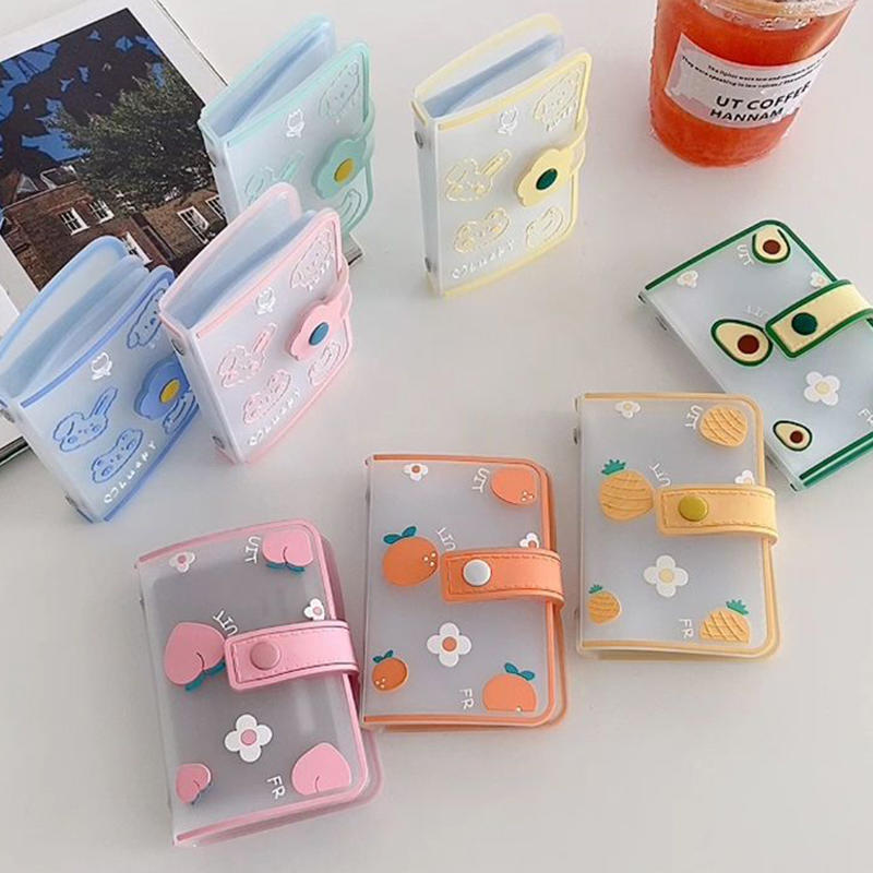 Cute Card Holder For Women Stylish Compact Lightweight Card Case Wallet Fashion Portable Mini Purse Organizer For Credit Cards ID Cash