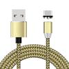 1M 2.4A USB-C Type C Nylon Android Round Magnetic Charger Charging Cable