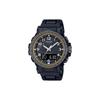 Casio Serie PRO TREK-Pantalla Dual de Disco Impermeable 100 Metros Movimiento de Cuarzo Solar Correa de Resina y Metal Reloj para Hombre PRW-51FC-1JF