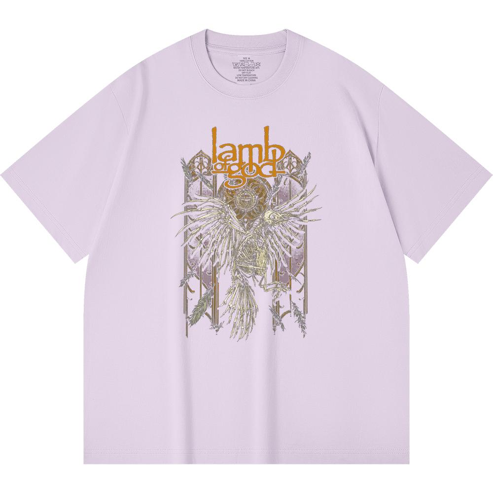 230 g/m² 100% Baumwolle Heavy Metal T-Shirt Rockband Beliebte Musik Druck Unisex Schweres Baumwoll-T-Shirt