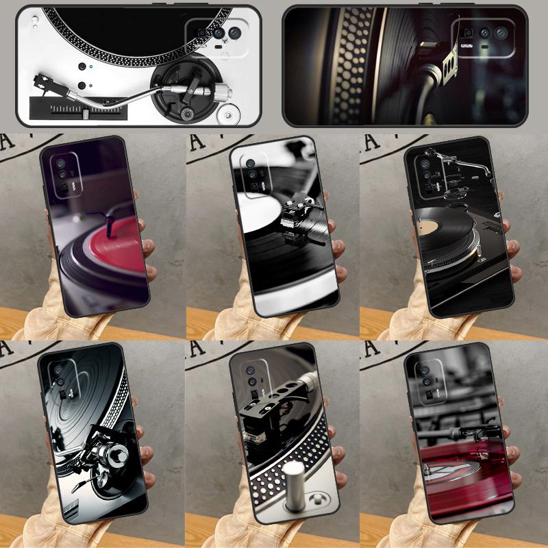 Vinyl DJ Record Art Case For Xiaomi 13 14 15 Ultra 11T 12T 13T 14T Pro POCO X7 Pro X3 X5 X6 M6 F5 F6 Pro Cover