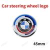 Modified Front and Rear Logo Wheel CapsSuitable for BMW Car Logo 7pcs 50th Anniversary Special Limited Edition Joint Model