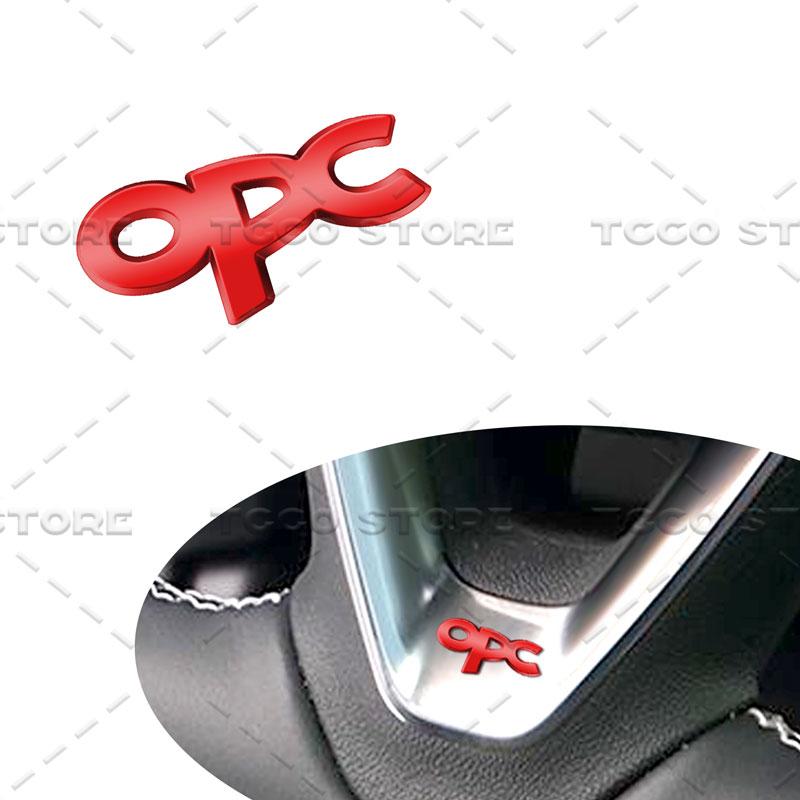 Auto Malé Kovové Auto Volant Auta Samolepka Středová Konzole Samolepka Dekorace Pro Opel OPC Logo Astra H G Insignia Mokka Zafira
