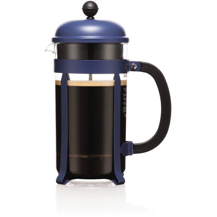 Cafetiere a piston - BODUM - Chambord - 8 tasses - 1 l - Verseuse SAN - Armature plastique