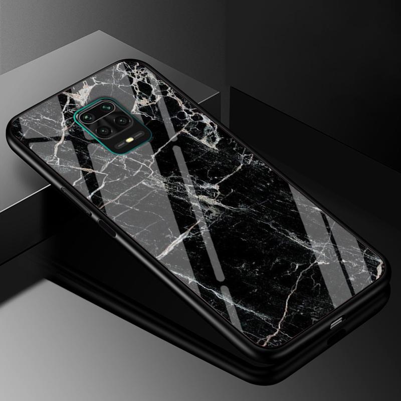 Tempered Glass Case for Xiaomi Redmi 9 9A 8 8A Mi Note 10 Lite Ultra Pro Cover Redmi Note 9S 9 Pro Max 9T SE 8 8T 7 Hard Case
