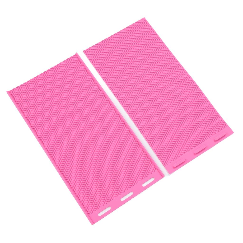 2PCS Beeswax Sheet Molding Silicone Soft Beeswax Foundation Sheets Press Embosser