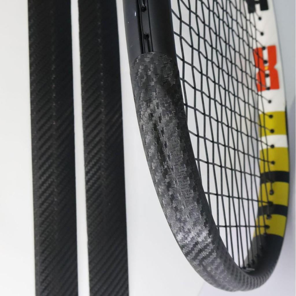 Carbon Fiber Tennis Racket Frame Edge Protector Sticker