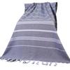 Minimalist Striped Tassel Bath Towel - Soft, Absorbent, Thick, and Large for Couples
