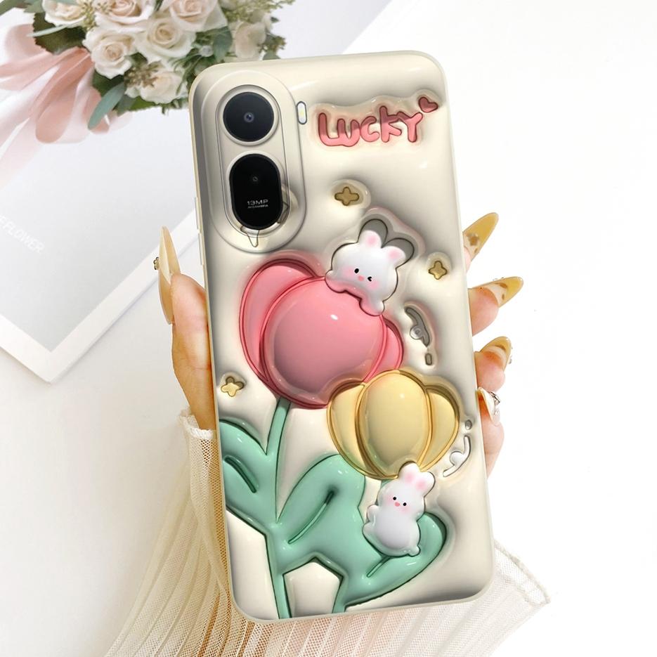 For Xiaomi Redmi A7 Pro 4G Case Cute Dog Panda Cartoon Cover Soft TPU Phone Case For Xiaomi Poco C85x PocoC85x Redmi A7 Pro Bags