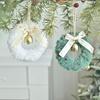 Plush Christmas Wreath Decoration Hanging Cabinets Windows Doors Hanging Scenes Arranging Bells Bows