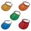 Cappello Estivo in PVC Visiera Parasole Sport All'Aria Aperta Viaggio Cappellino Traspirante Anti-UV