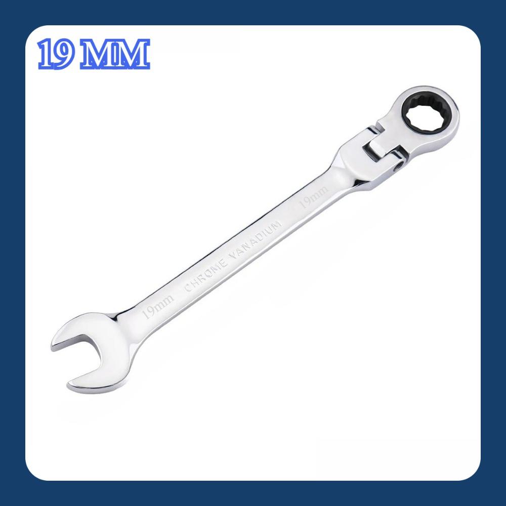 72-Tooth Ratchet Wrench - Dual-Head (Open End/Quick-Release), 180° Rotation, Professional Tool for Efficient Maintenance