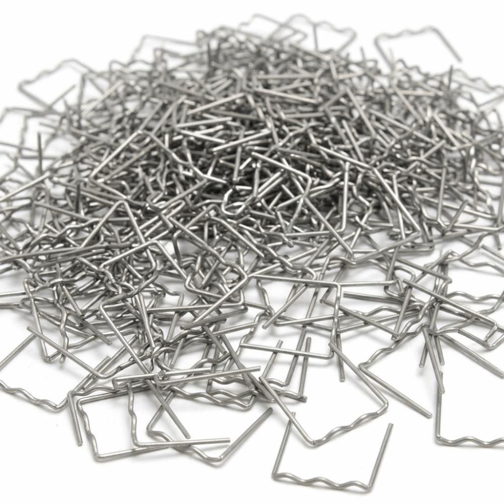 500pcs Silver Plastic Welding Staples Welding Machine Parts Plastic Welding Machine