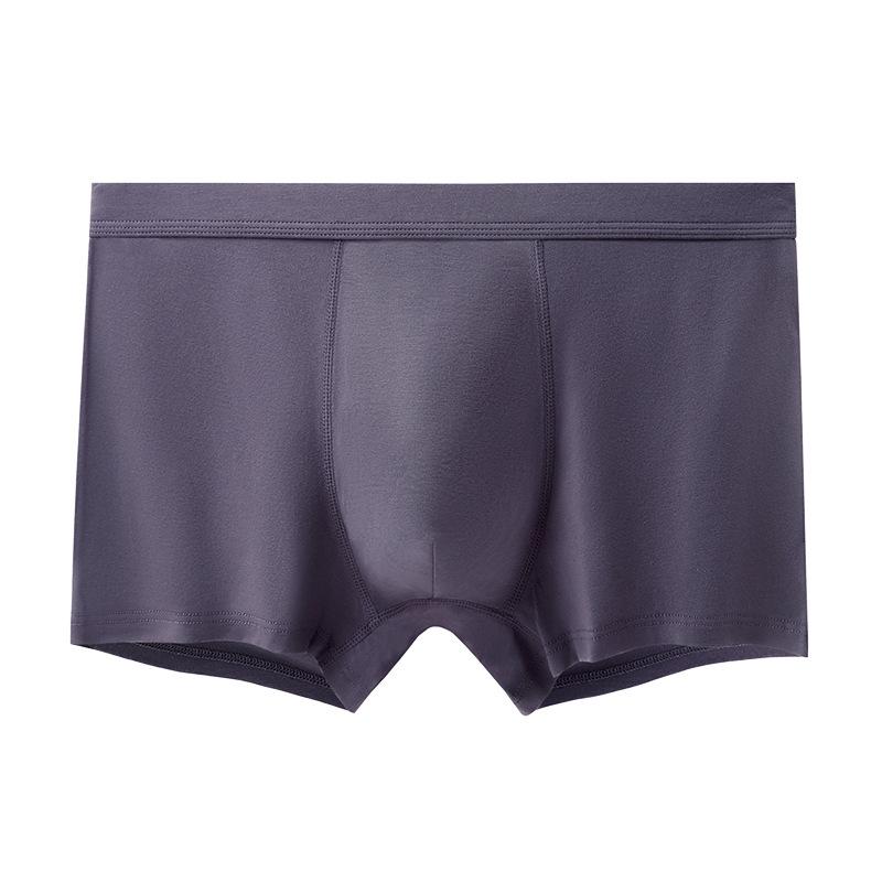Large Size Men Spring Summer Trend Cotton Loose Antibacterial Breathable Waist Boxer Briefs