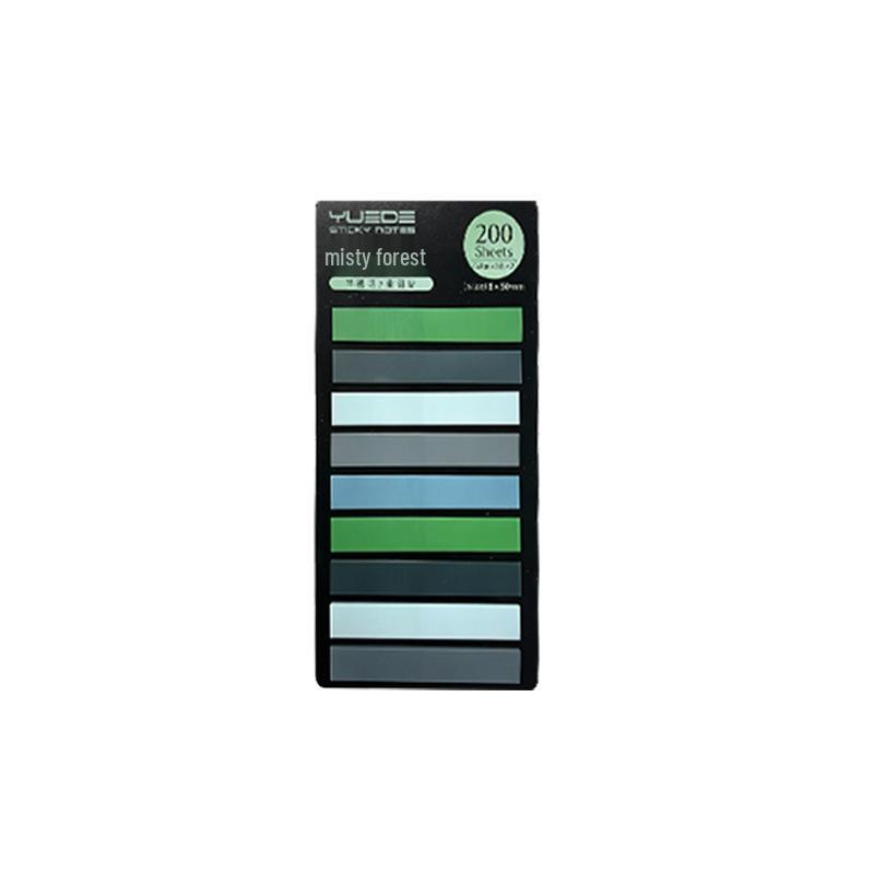 Writable Waterproof Sticky Note Strips – Reusable Plastic Index Labels for Planners