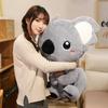Giant Simulation Australia Koala With Wood Plush Toy Soft Pillow Stuffed Animal Koala Bear Doll Birthday Gift