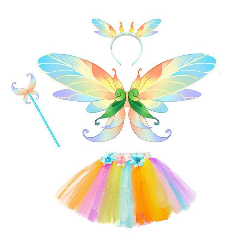 Forest Elf Princess Luminous Wings Toy - Angelic Fairy Decoration for Kids