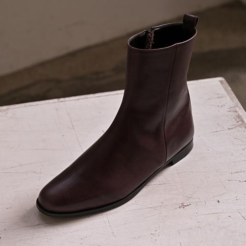 Musemont Crop Mid-Calf Boots Wine