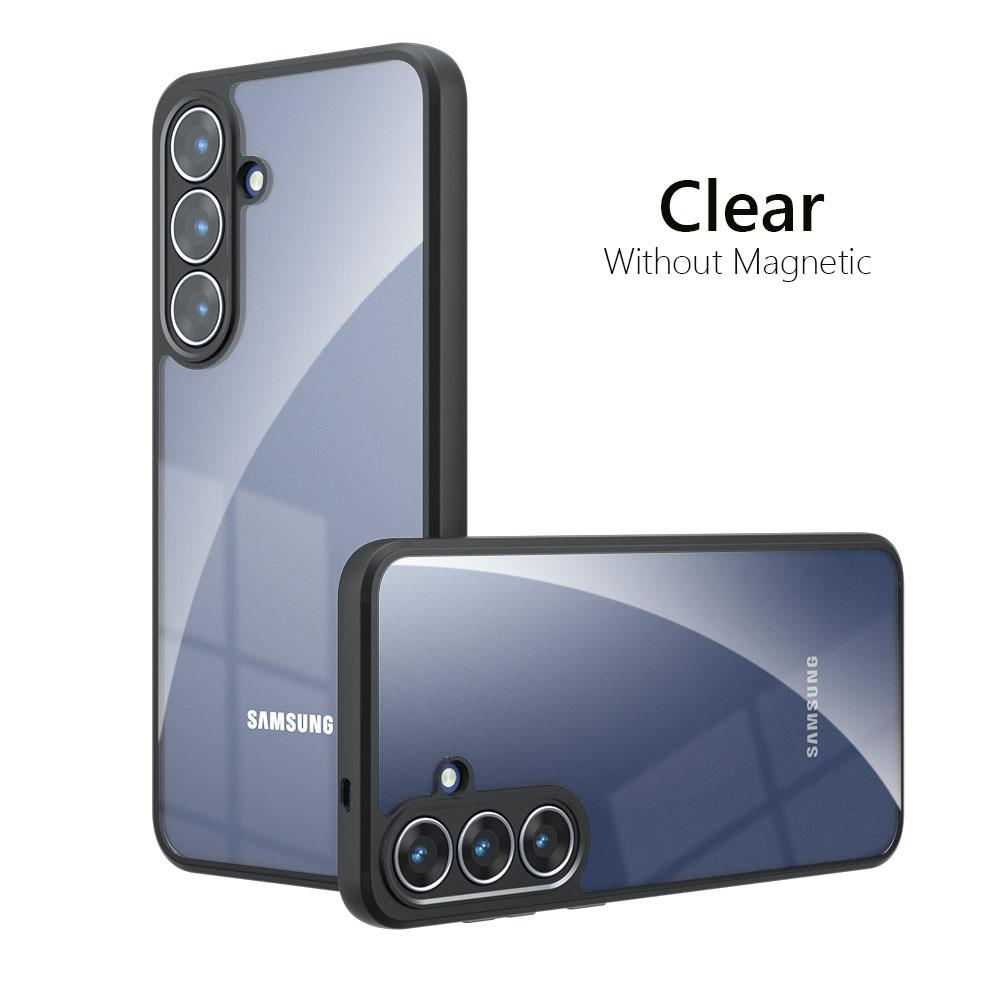 Airbag Super Protection Soft TPU+PC Clear Matte Back Cover For Samsung Galaxy S25 FE S25FE 5G Phone Case