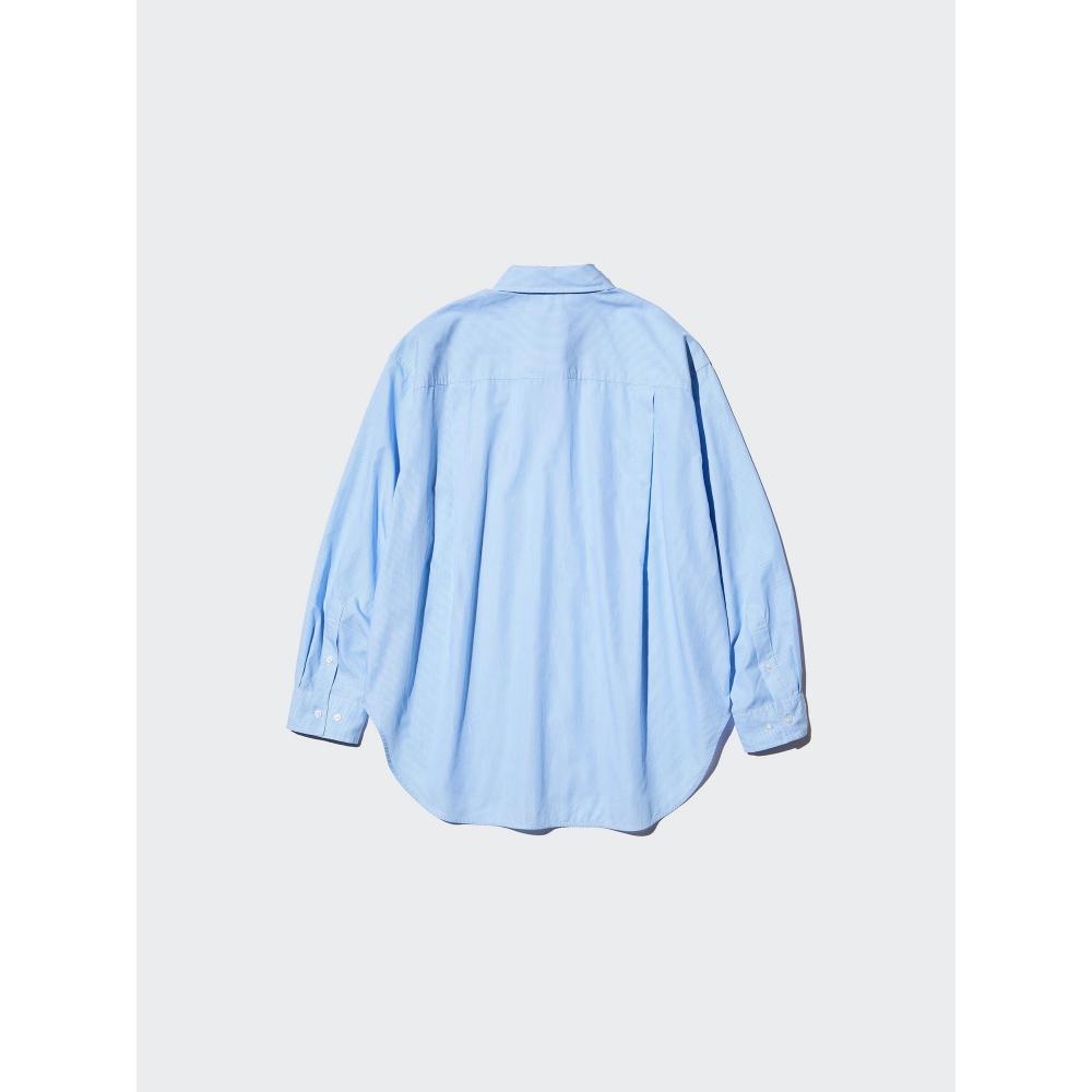 Uniqlo Cotton Oversized Shirt  Long Sleeve 