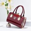 2026 European and American New Fashion Shine Leather Handbag, Large Capacity Women's Single Shoulder Crossbody Bag