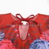 Russian Women's Mesh Swimsuit with Sun Protection
