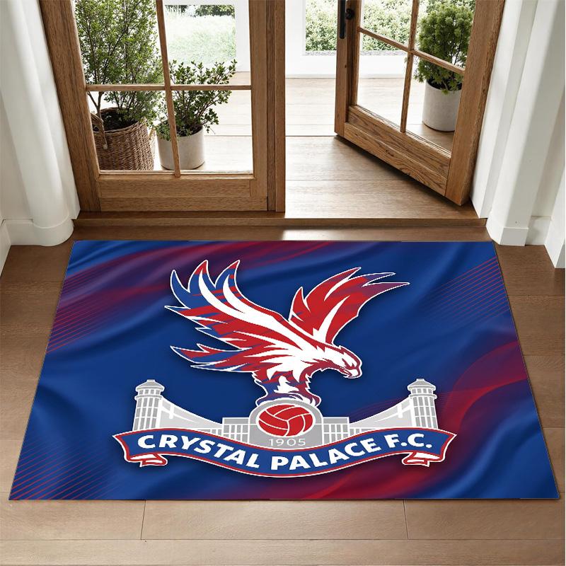 Crystal Palace Design Crystal Velvet Rug Soft Decorative Mat for Bedroom Entrance