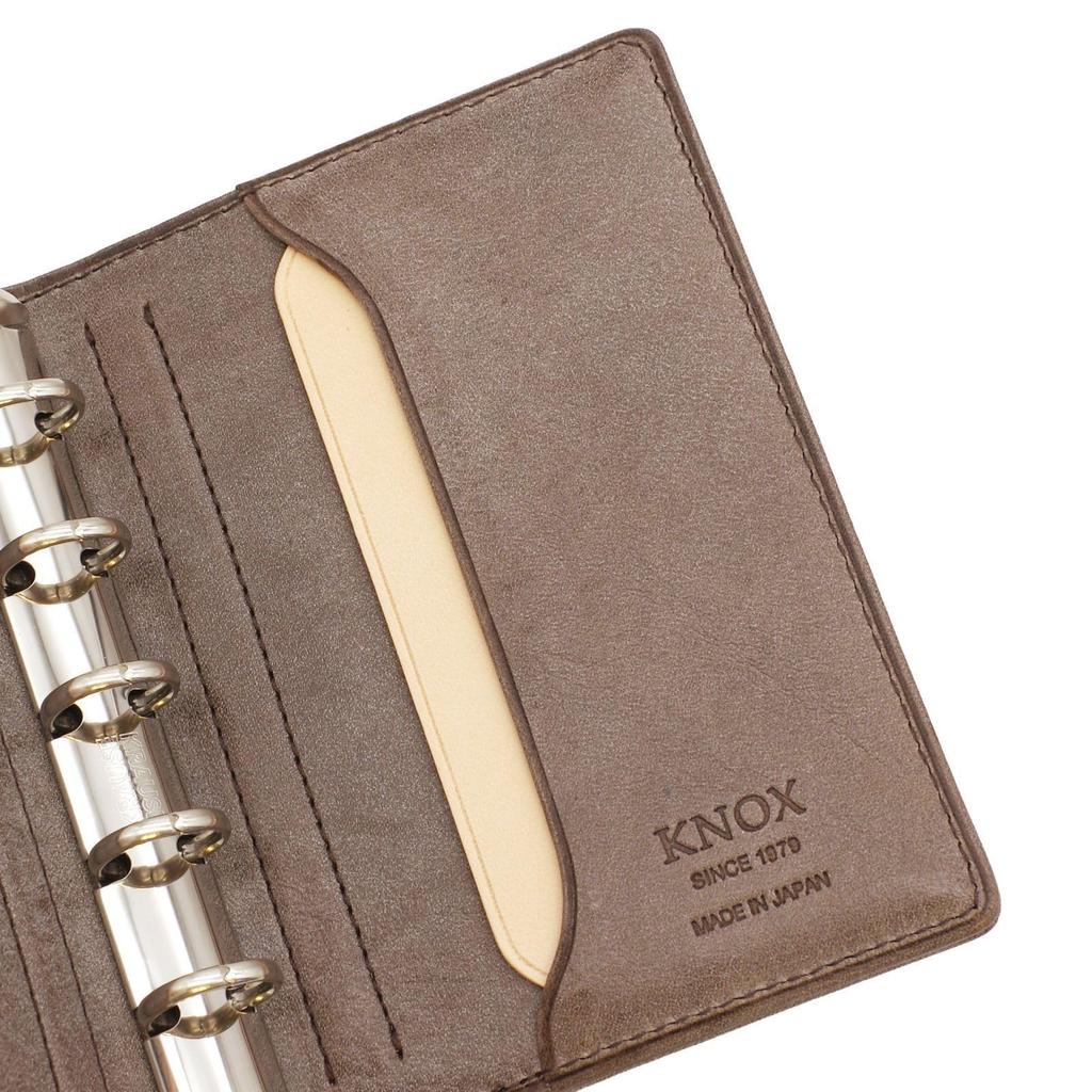 Mini 5 Size 13mm Genuine Leather System Organizer 12381921 N/PEARCE [Gray]