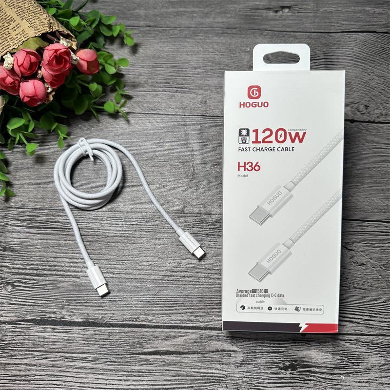 

Hongguo H36 Universal Dual Type-C Charging Cable for iPhone 15/16/17 & Android