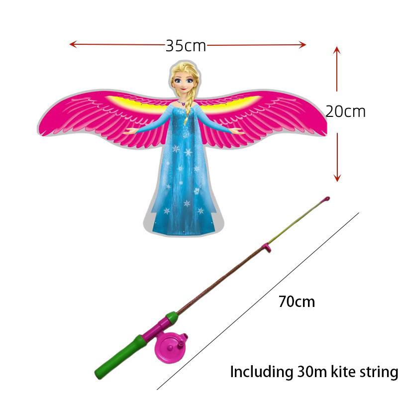 Veifango aitvarų gamybos technika 35 cm dinamiškas „Frozen Shark“ aitvaras vaikams