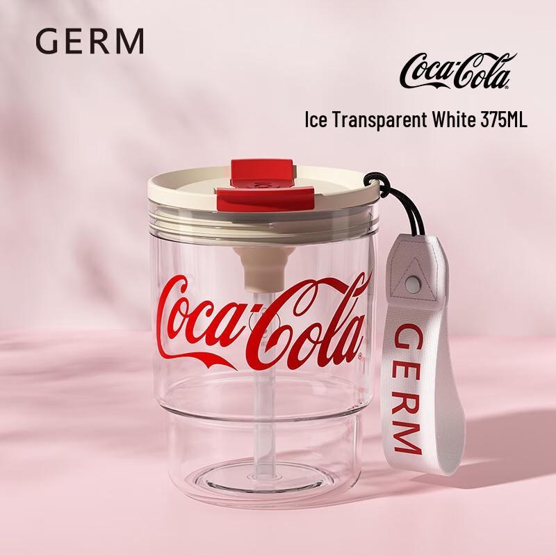 Gemi Coca-Cola Co-branded 375ml Straw Water Bottle