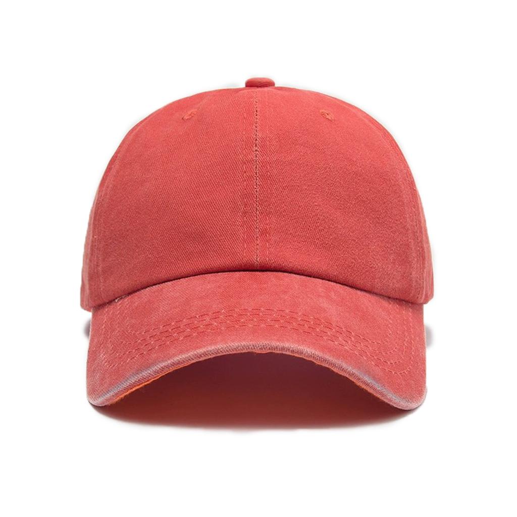 Sunscreen Water Washed MEN'S Baseball Cap with a Small Face, Retro Distressed and Versatile Trendy Duck Tongue Hat, MEN'S Big He