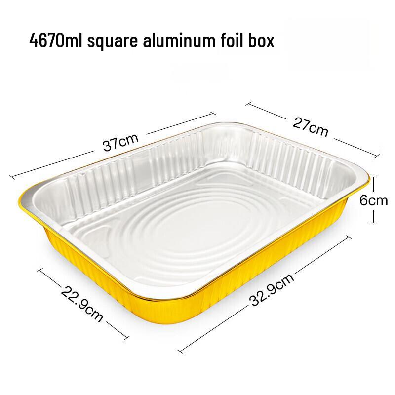 WS Golden Aluminum Foil Food Containers