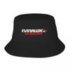 Retro DesignVintage Evinrude Outboards Shirt Bucket Hat Luxury  Sunscreen GirlS S Mens