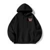 Trendy Autumn/Winter Cat Print Plush Lined Hooded Sweatshirt - Loose, Casual, Versatile Jacket
