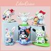 My Melody Flower Series Collectible Pvc Figurines For Gift Decor And