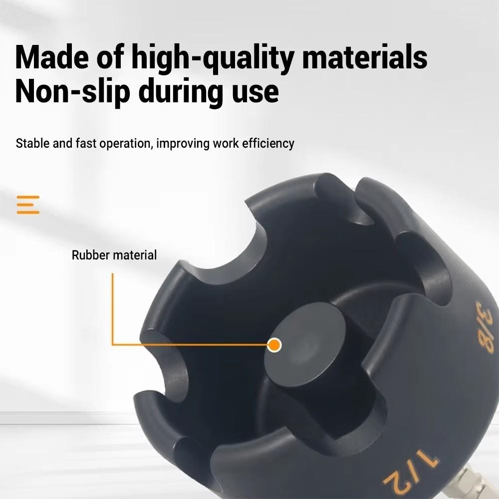 3/8 1/4 1/2 Nut Drill Bit Socket High-Hardness Nut Remover  Bolt Removal
