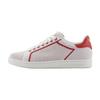Emporio Armani EA7 Białe Czerwone Buty Tenisowe Unisex Niskie Sznurowane Okrągły Nosek X8X172XK373T653