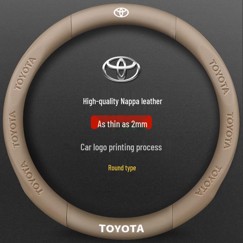 Potah volantu ze semiše a kůže pro Toyota Camry, Highlander, Corolla, RAV4, Avalon a Levin