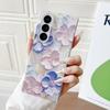 Colorful Embossed Effect Watercolor Flower Phone Case for Samsung Galaxy Z Fold 7 Shockproof Slim Camera Protection Back Cover