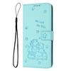 Curte Cat Leather Wallet Cover Case For Samsung Galaxy S25 S24 A06 A14 A15 A16 A23 A24 A25 A33 A34 A35 A36 A53 A54 A55 A56 M35