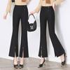 Women's High-Waisted Straight-Leg Casual Pants