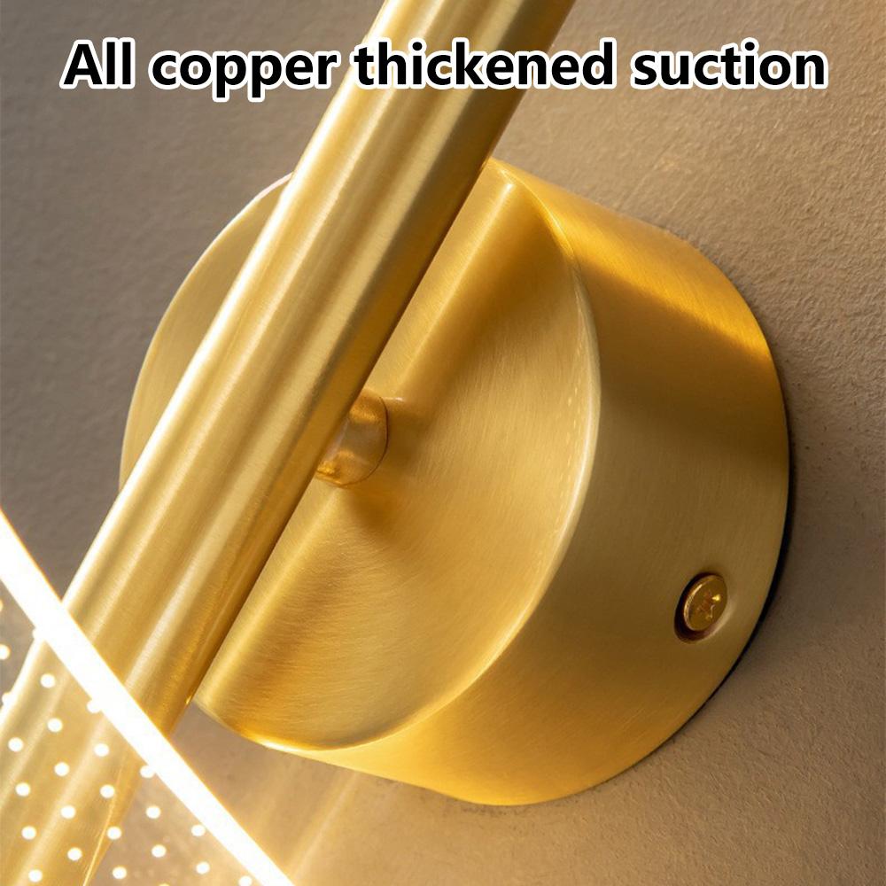LED Wall Lamp Modern Simplicity Interior Wall Light Stairs Aisle Indoor Lighting for Living Room Bedroom Home Decoration