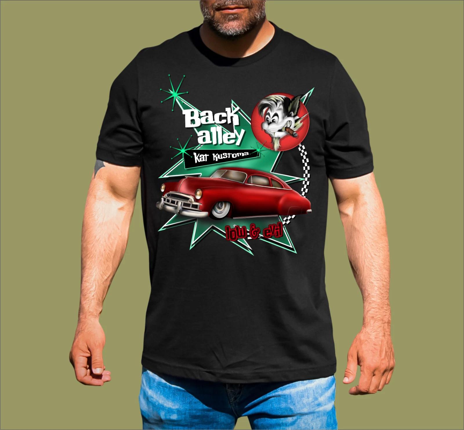 BACK ALLEY RUMBLE CAT T-SHIRT 3XL