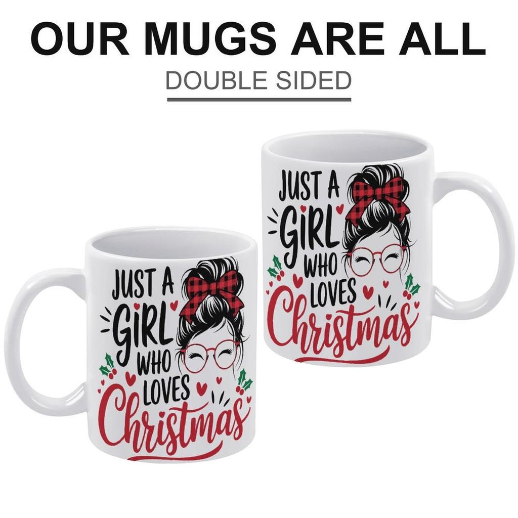 1pc 11oz blank ceramic coffee mug, double-sided printed cup, modern minimal feel, strong construction, clean edges, perfect drink companion